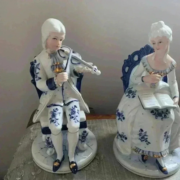 Gift  craft vintage figurines. 8” - Picture 2 of 8